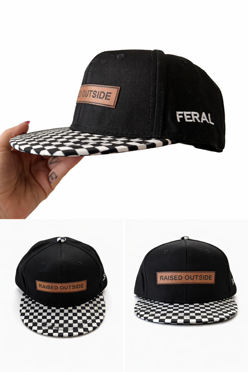 Raised Outside Snapback ages 2-5 y