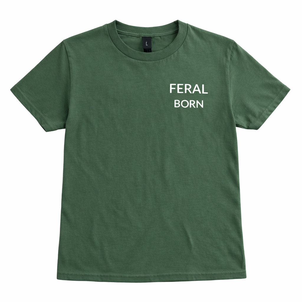 Built For Chaos Tee-Olive green