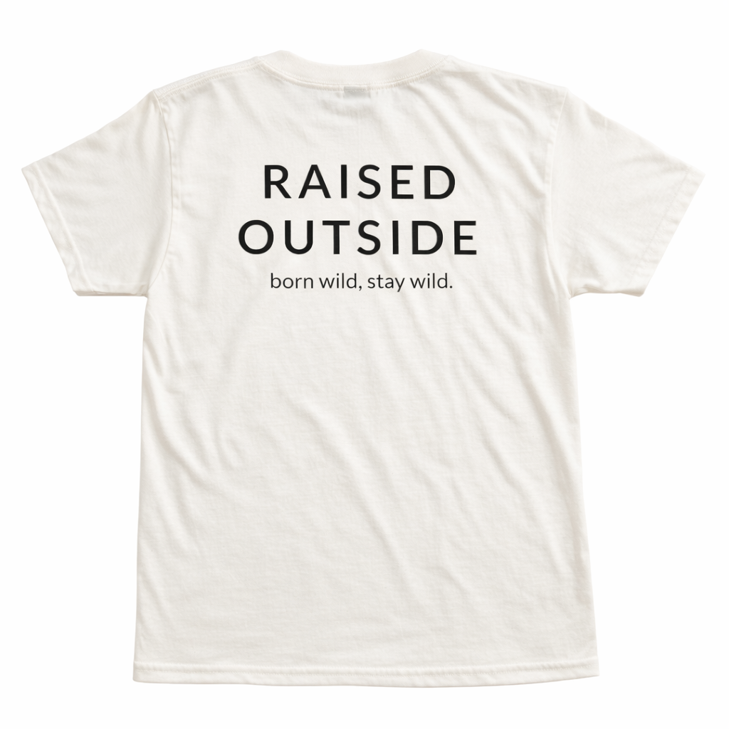 Raised Outside Tee-Natural