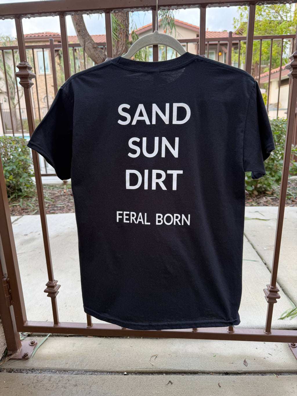 Sand. Sun. Dirt. Tee-Black